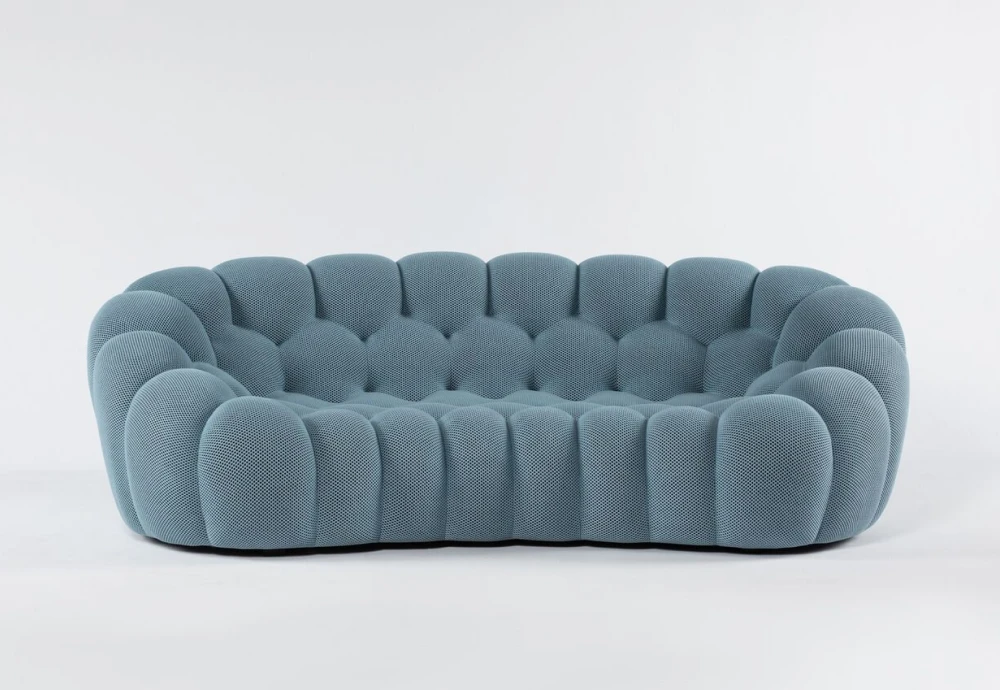 bubble blue couch